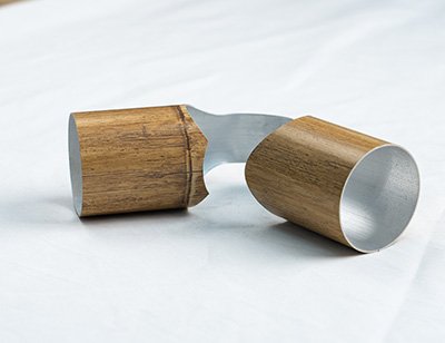Aluminum Pipe - Intricate Patterns Precision Pipe Cutting Sample 3