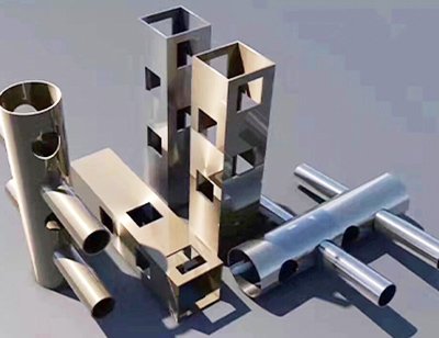 Galvanized Steel - Industrial Components Precision Pipe Cutting Sample 5